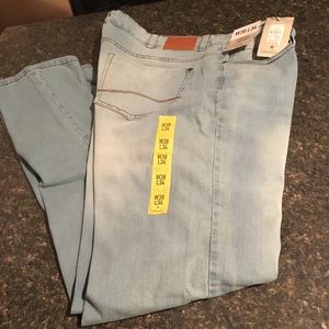 Men’s stretch straight regular rise jeans